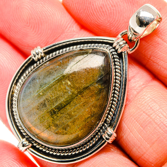 Labradorite Pendants handcrafted by Ana Silver Co - PD36635