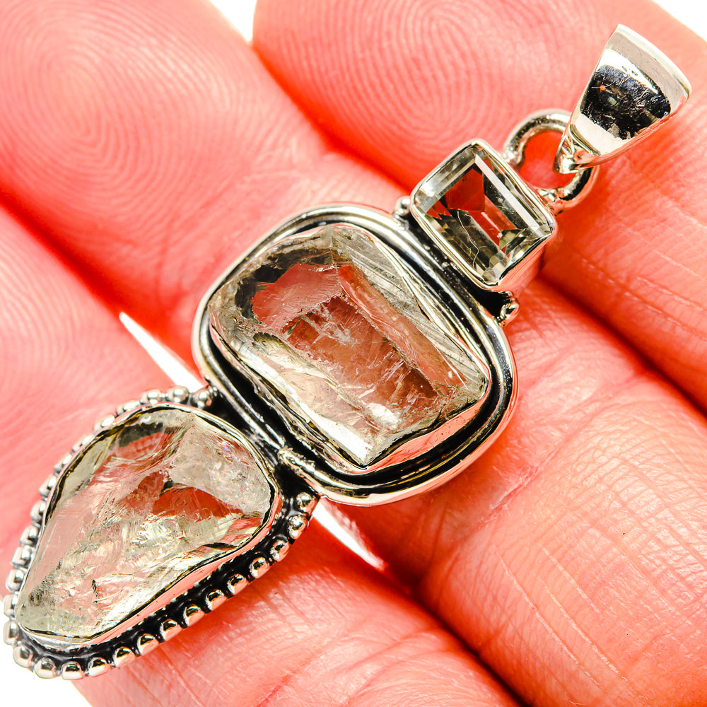 Green Amethyst Pendants handcrafted by Ana Silver Co - PD36642