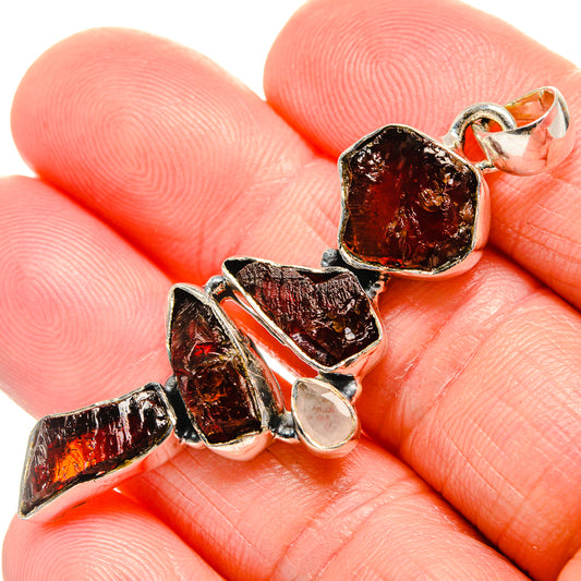 Garnet Pendants handcrafted by Ana Silver Co - PD36653