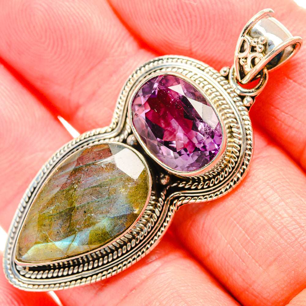 Labradorite Pendants handcrafted by Ana Silver Co - PD36656