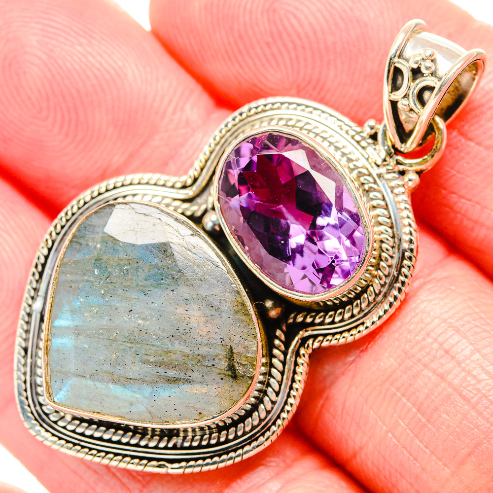Labradorite Pendants handcrafted by Ana Silver Co - PD36658