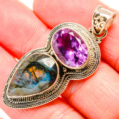Labradorite Pendants handcrafted by Ana Silver Co - PD36659