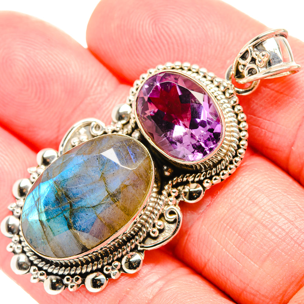 Labradorite Pendants handcrafted by Ana Silver Co - PD36660