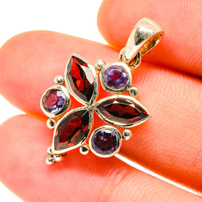 Garnet Pendants handcrafted by Ana Silver Co - PD3669