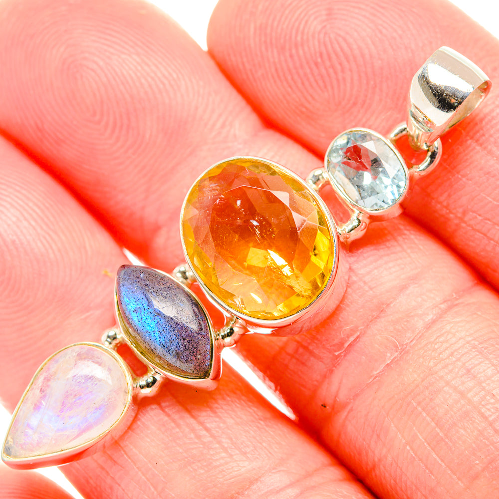 Citrine Pendants handcrafted by Ana Silver Co - PD36693