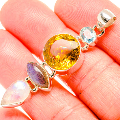Citrine Pendants handcrafted by Ana Silver Co - PD36696