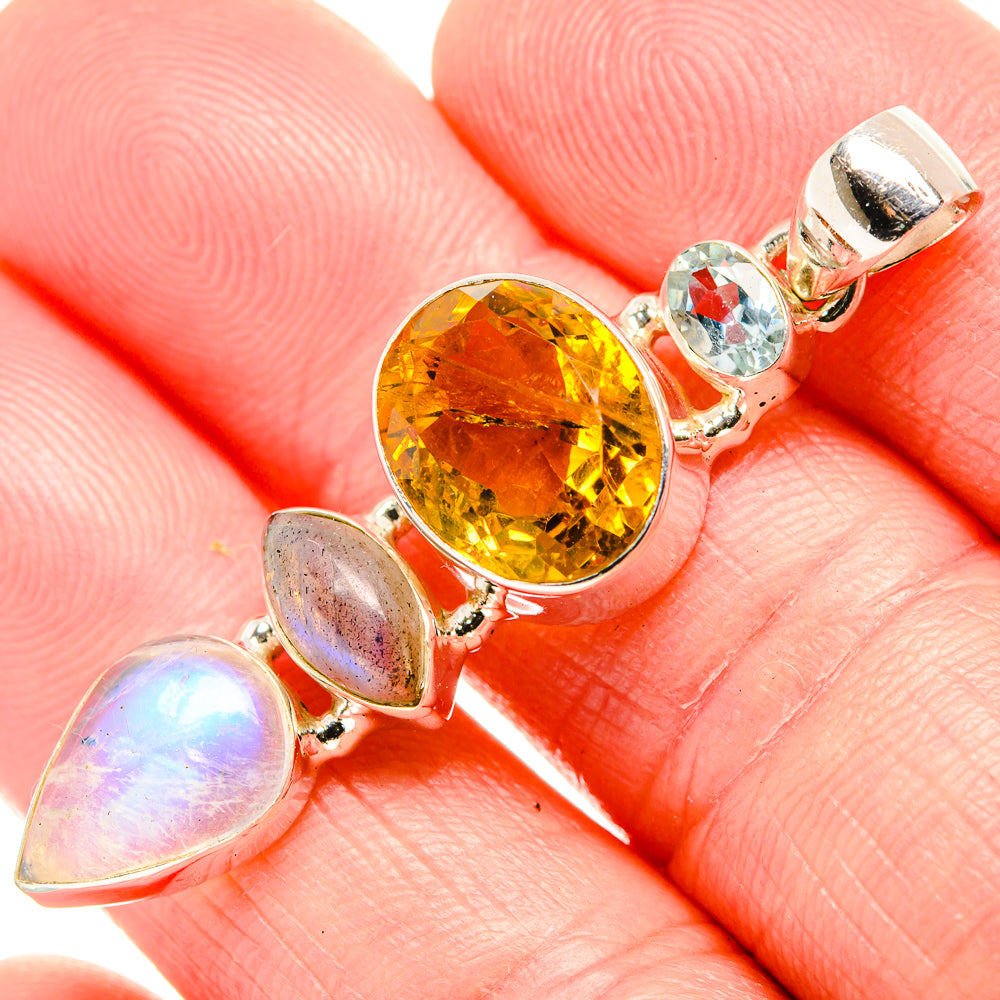 Citrine Pendants handcrafted by Ana Silver Co - PD36697