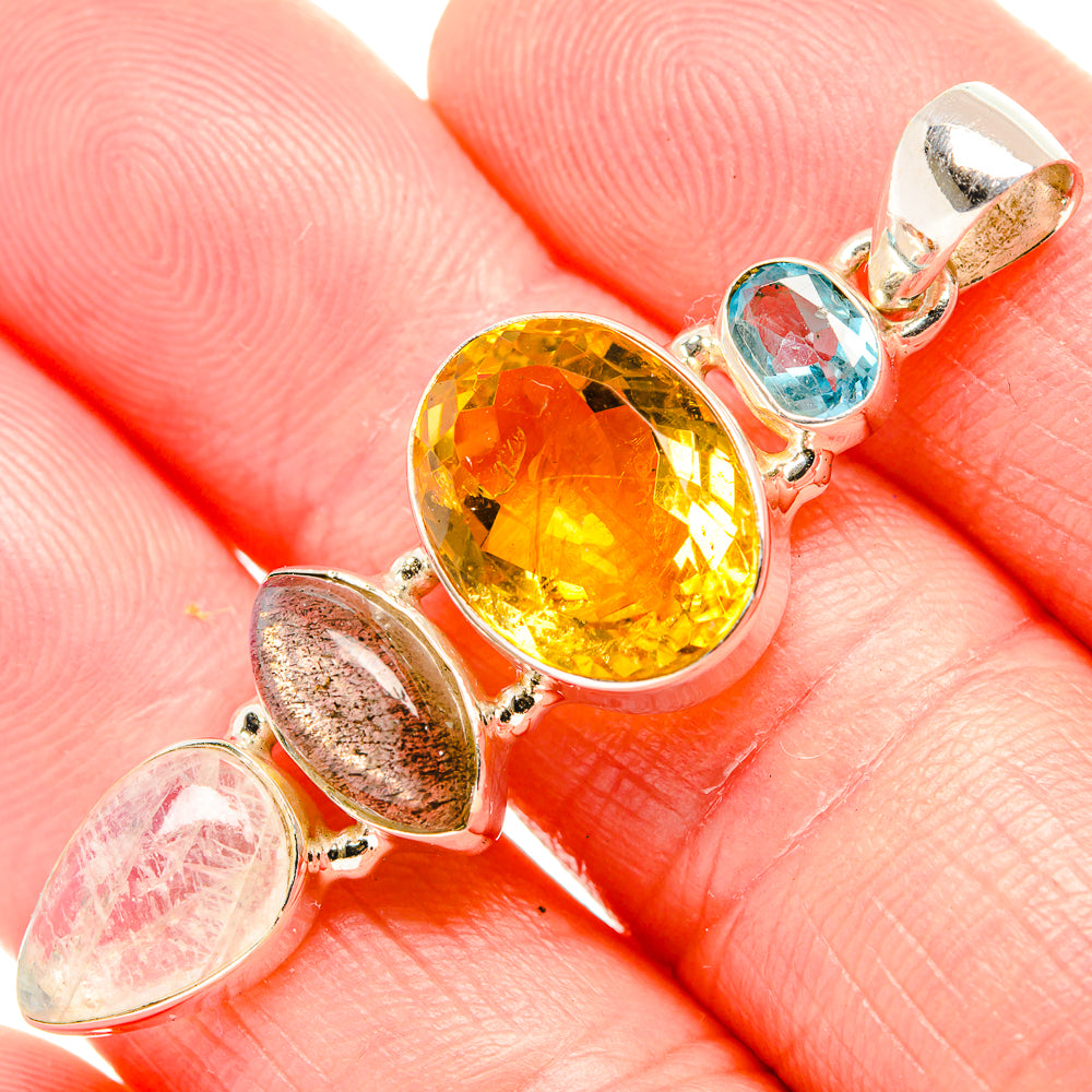 Citrine Pendants handcrafted by Ana Silver Co - PD36699