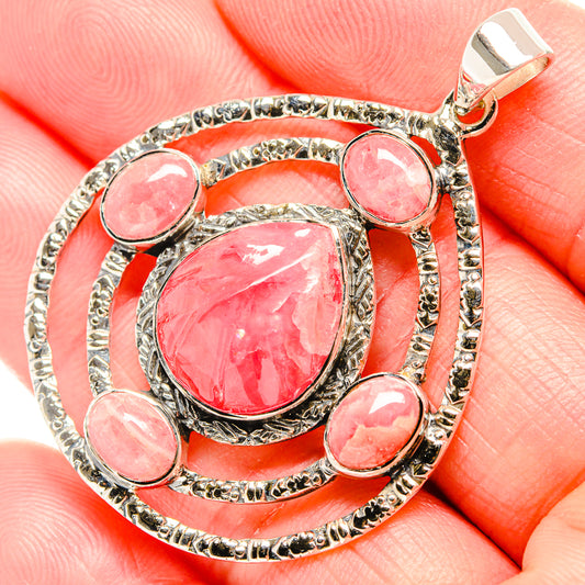 Rhodochrosite Pendants handcrafted by Ana Silver Co - PD36707
