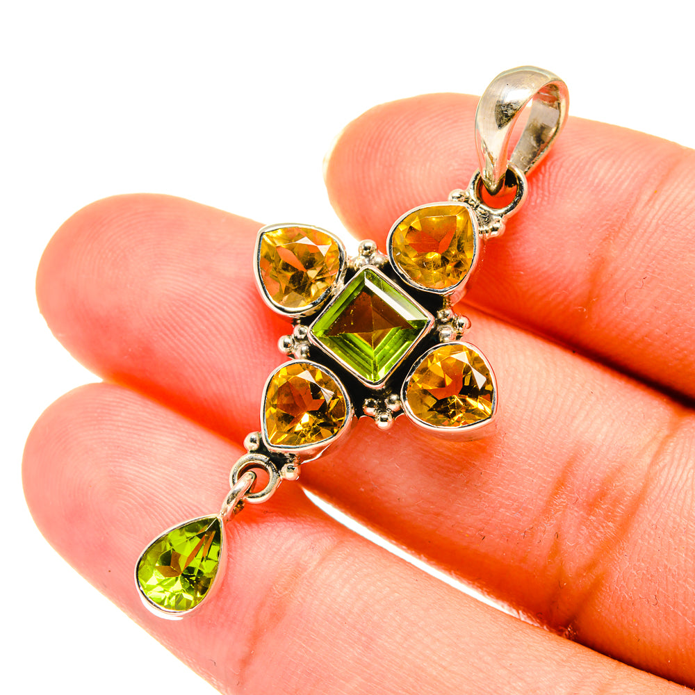 Peridot Pendants handcrafted by Ana Silver Co - PD3671