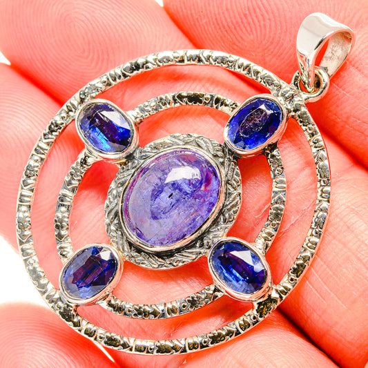 Tanzanite Pendants handcrafted by Ana Silver Co - PD36711