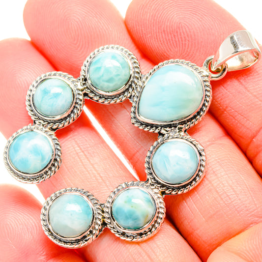Larimar Pendants handcrafted by Ana Silver Co - PD36712