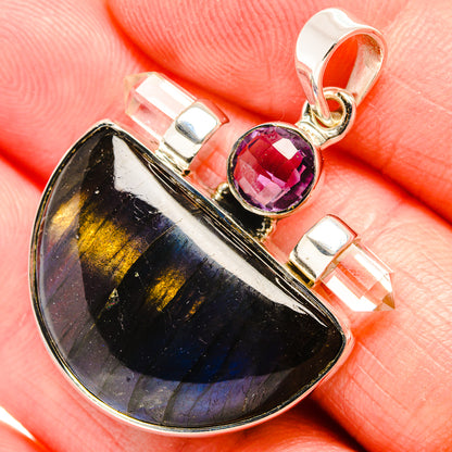 Labradorite Pendants handcrafted by Ana Silver Co - PD36720