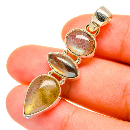 Labradorite Pendants handcrafted by Ana Silver Co - PD3684