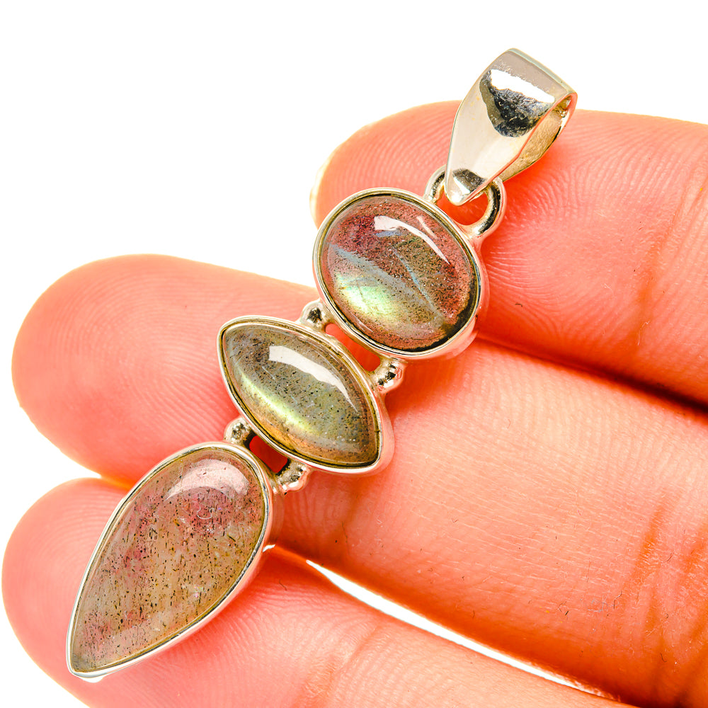 Labradorite Pendants handcrafted by Ana Silver Co - PD3687
