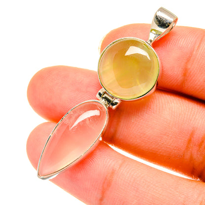 Prehnite Pendants handcrafted by Ana Silver Co - PD3689