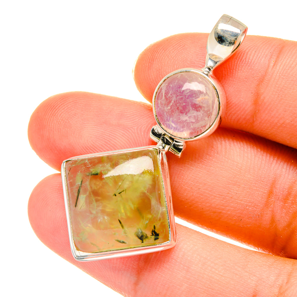 Prehnite Pendants handcrafted by Ana Silver Co - PD3691