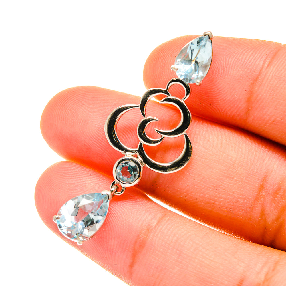 Blue Topaz Pendants handcrafted by Ana Silver Co - PD3693
