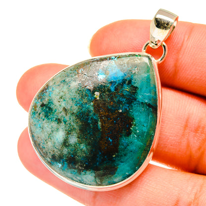 Chrysocolla Pendants handcrafted by Ana Silver Co - PD3695