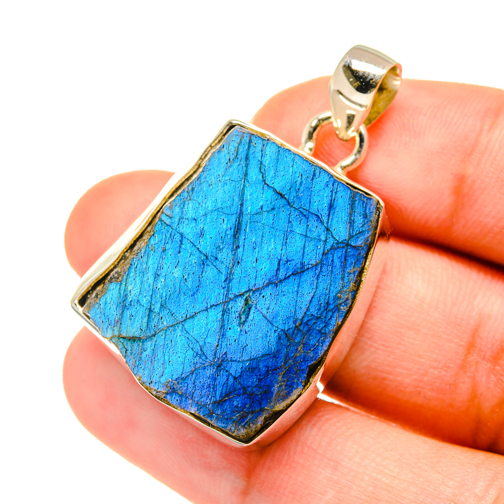 Labradorite Pendants handcrafted by Ana Silver Co - PD3696