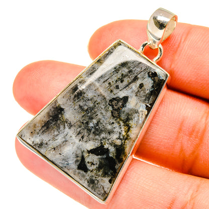 Larvikite Pendants handcrafted by Ana Silver Co - PD3698