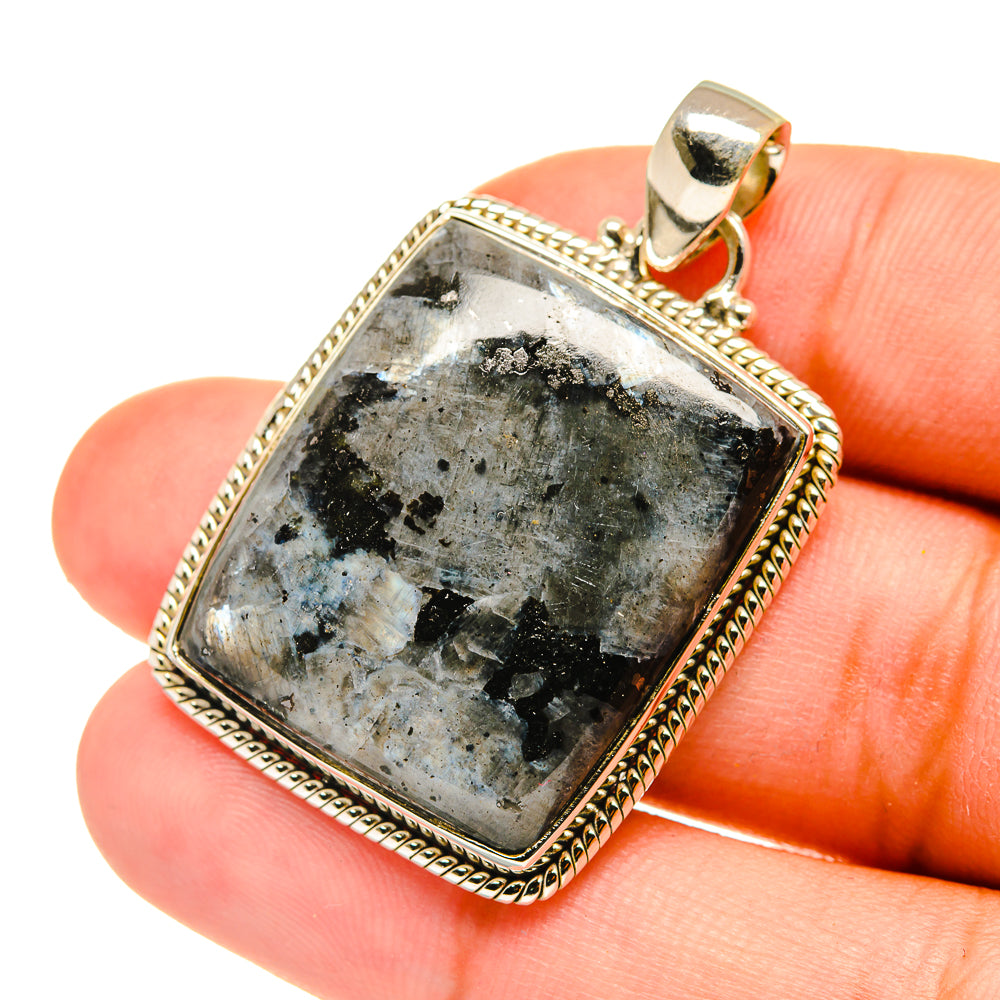 Larvikite Pendants handcrafted by Ana Silver Co - PD3699