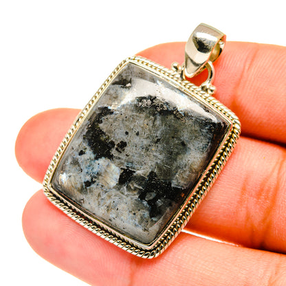 Larvikite Pendants handcrafted by Ana Silver Co - PD3699