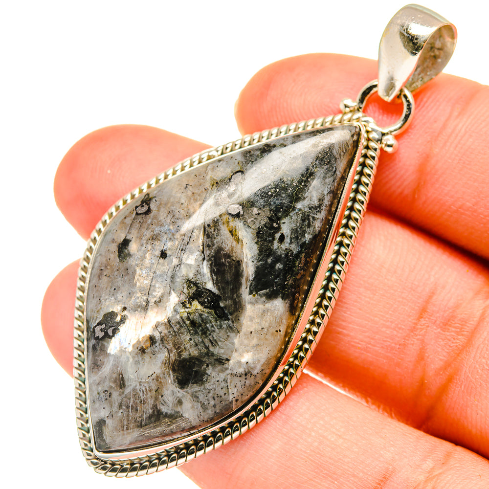 Larvikite Pendants handcrafted by Ana Silver Co - PD3701