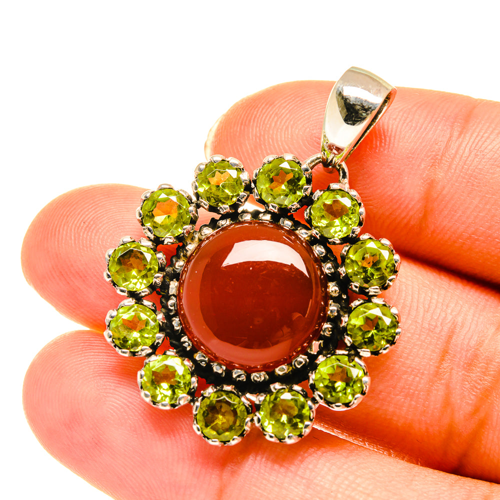Carnelian Pendants handcrafted by Ana Silver Co - PD3705