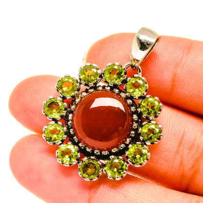 Carnelian Pendants handcrafted by Ana Silver Co - PD3705