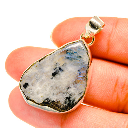Rainbow Moonstone Pendants handcrafted by Ana Silver Co - PD3714