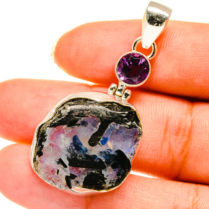 Rainbow Moonstone Pendants handcrafted by Ana Silver Co - PD3719