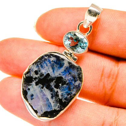 Rainbow Moonstone Pendants handcrafted by Ana Silver Co - PD3720