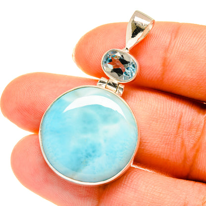 Larimar Pendants handcrafted by Ana Silver Co - PD3721