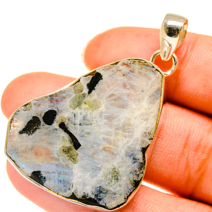 Rainbow Moonstone Pendants handcrafted by Ana Silver Co - PD3722