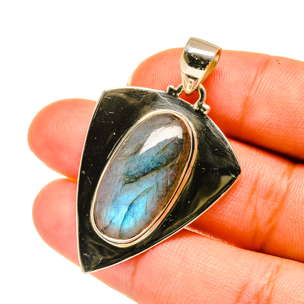 Labradorite Pendants handcrafted by Ana Silver Co - PD3738