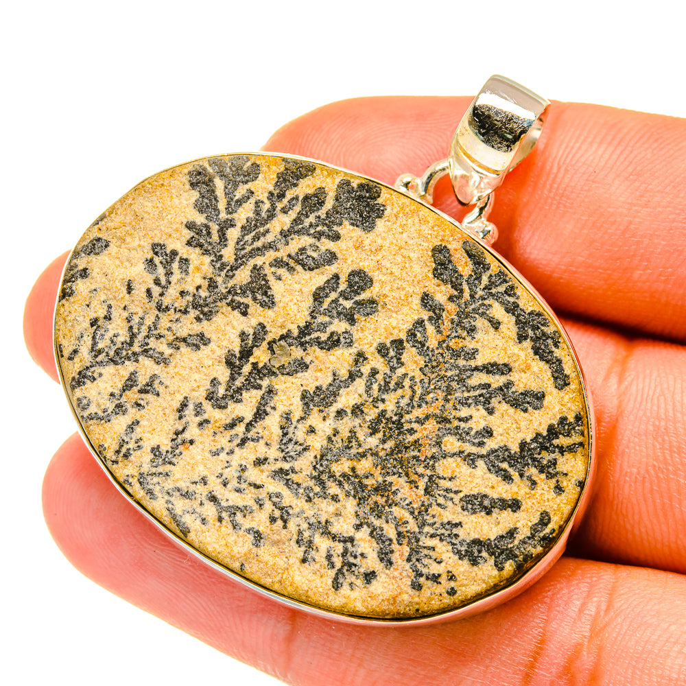 Germany Psilomelane Pendants handcrafted by Ana Silver Co - PD3741
