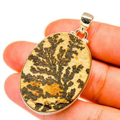 Germany Psilomelane Pendants handcrafted by Ana Silver Co - PD3742