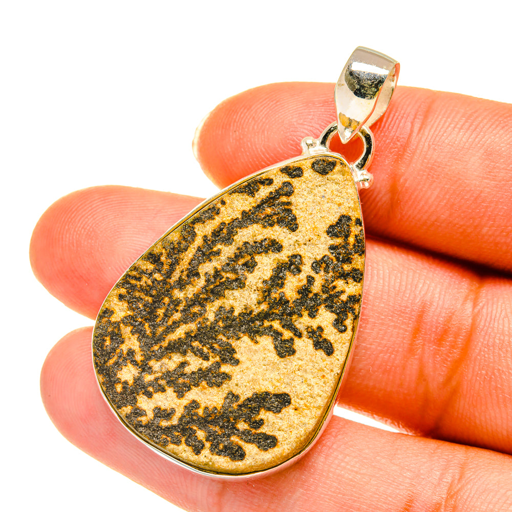 Germany Psilomelane Pendants handcrafted by Ana Silver Co - PD3743