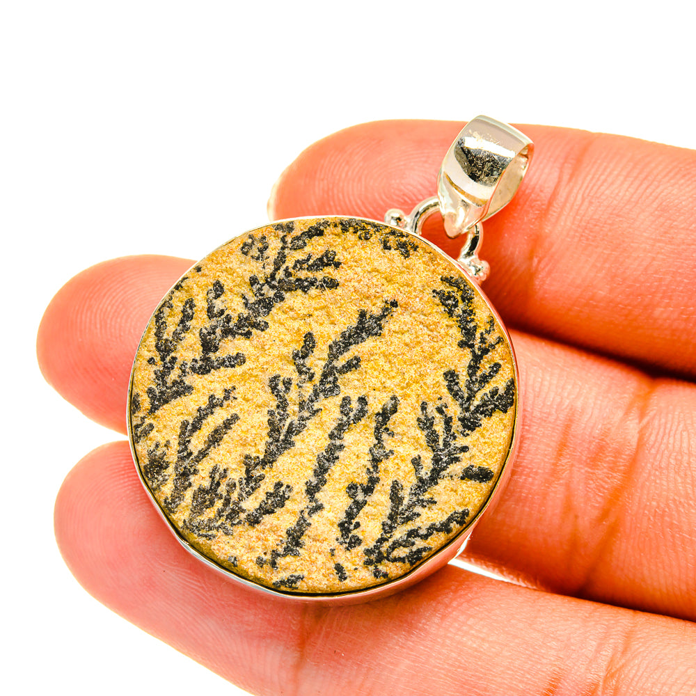 Germany Psilomelane Pendants handcrafted by Ana Silver Co - PD3744