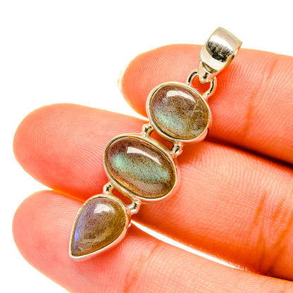 Labradorite Pendants handcrafted by Ana Silver Co - PD3749
