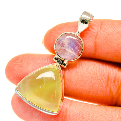 Prehnite Pendants handcrafted by Ana Silver Co - PD3759