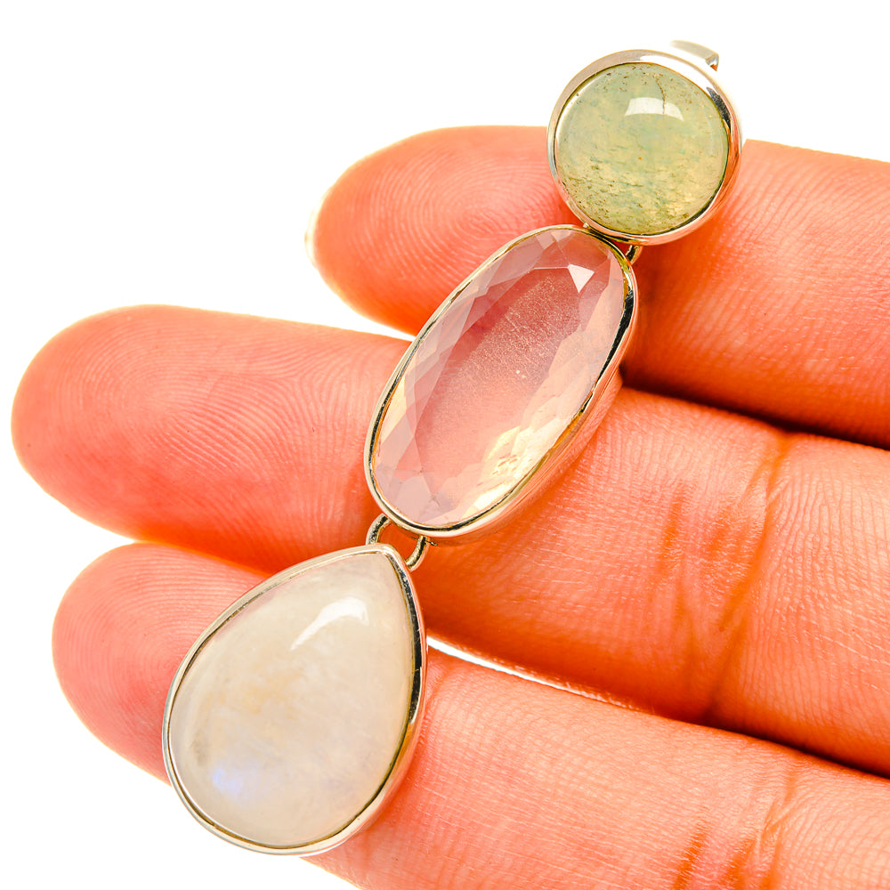 Rainbow Moonstone Pendants handcrafted by Ana Silver Co - PD3760
