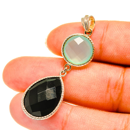 Black Onyx Pendants handcrafted by Ana Silver Co - PD3765