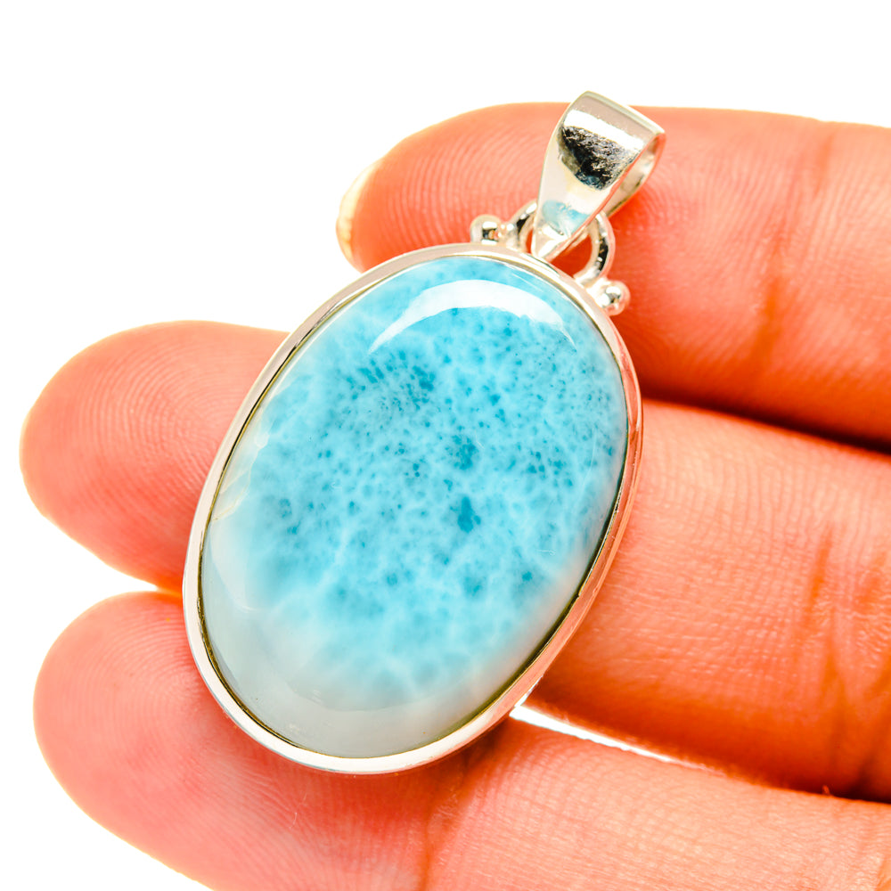 Larimar Pendants handcrafted by Ana Silver Co - PD3768