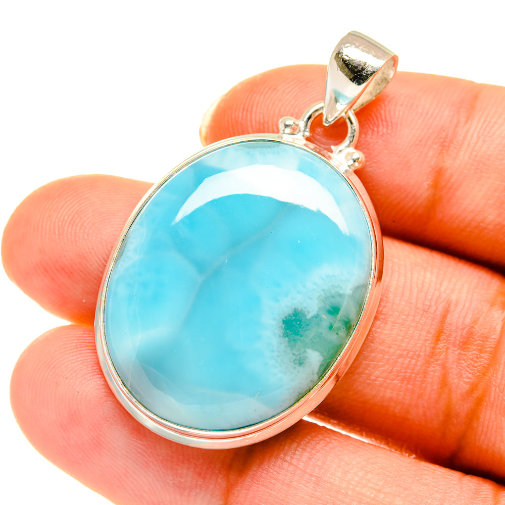 Larimar Pendants handcrafted by Ana Silver Co - PD3770