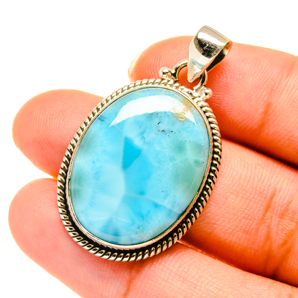 Larimar Pendants handcrafted by Ana Silver Co - PD3772