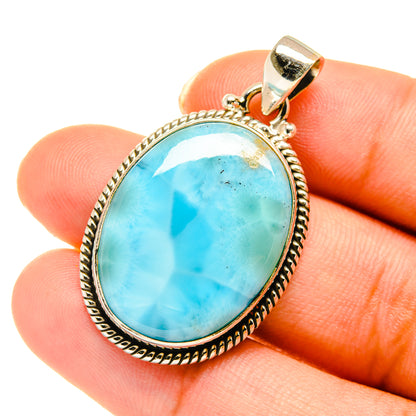Larimar Pendants handcrafted by Ana Silver Co - PD3772