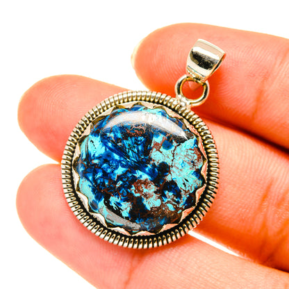 Shattuckite Pendants handcrafted by Ana Silver Co - PD3777
