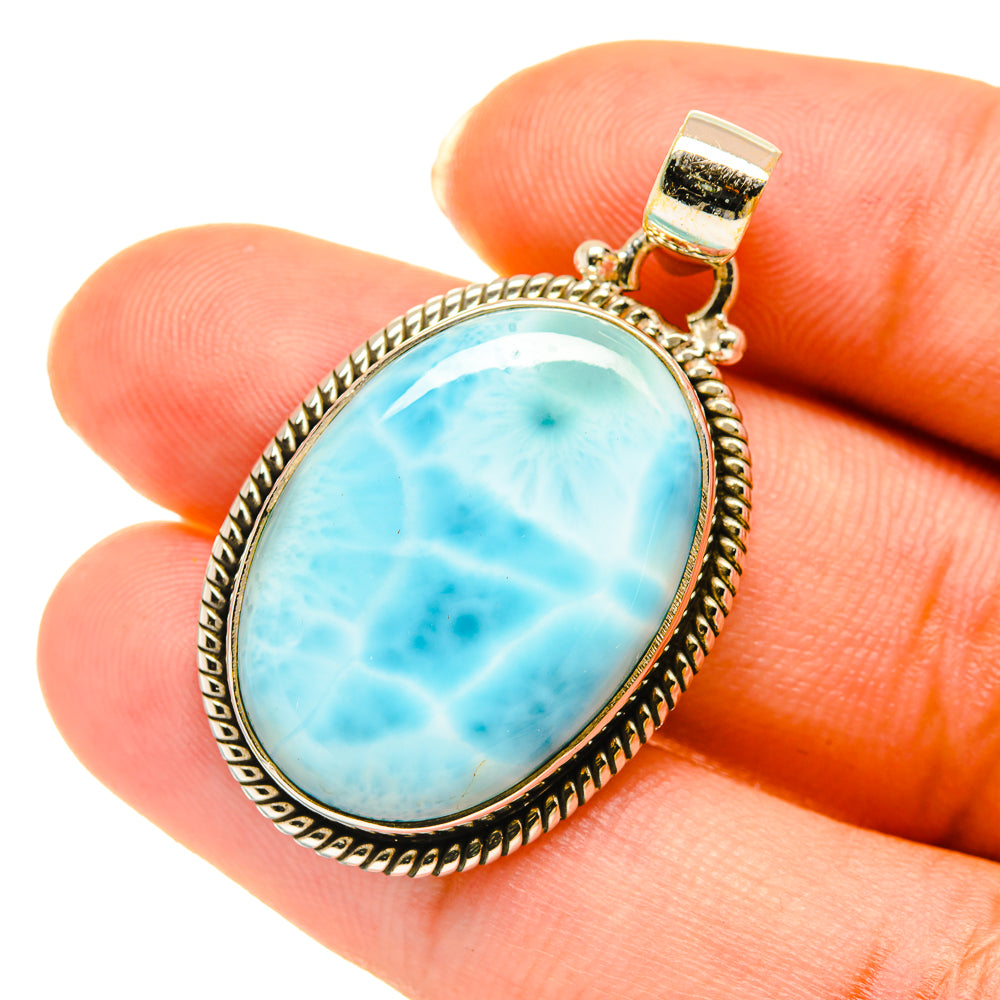 Larimar Pendants handcrafted by Ana Silver Co - PD3780